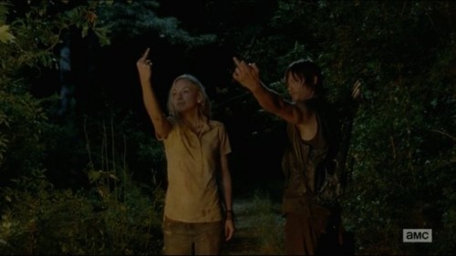 Walking Dead S4E12: Beth and Daryl get drunk-ass