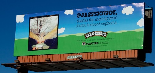 Photo by me! Austin billboard